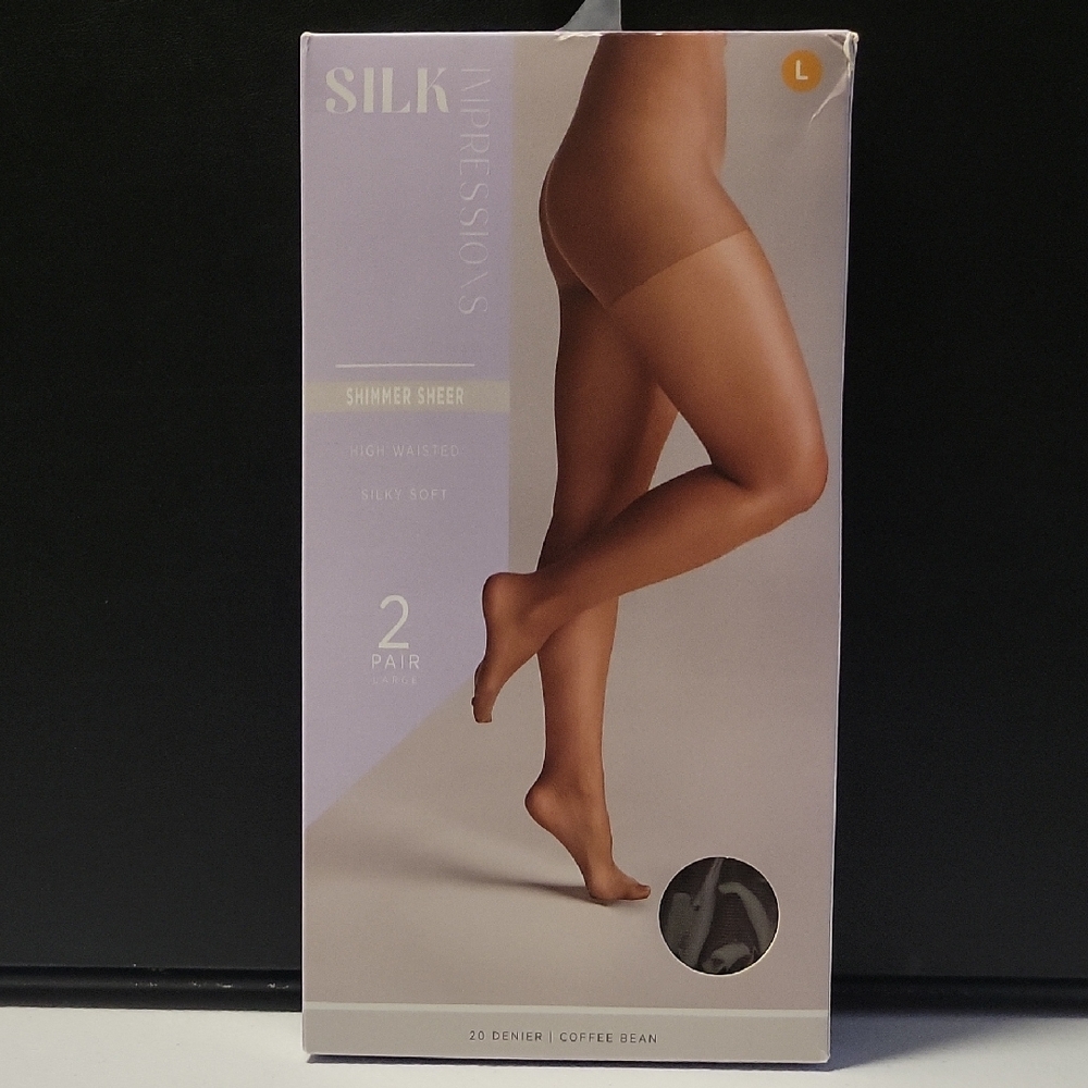 Silk Impressions Shimmer Sheer Tights - Coffee Bean O6